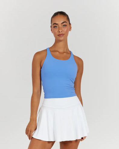 LUXE SERENA TOP - AERIAL BLUE